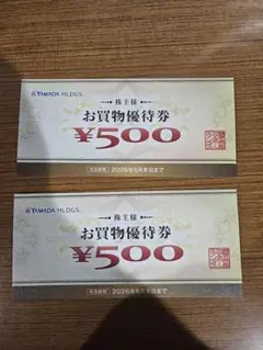 YAMADA HLDGS. お買物優待券 ¥1000