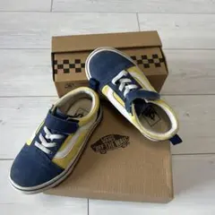 VANS ネイビー/イエロー スニーカー