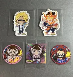 ヒロアカ　ステッカー　5枚セット