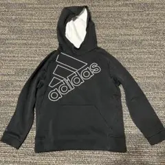 お値下げ！adidas 黒 パーカー 130サイズ