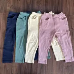 バースデイ フタフタ デイリーライン サルエル　レギンス　パンツ4本セット