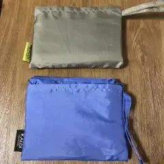 カルディ エコバッグ オリーブ&ブルー