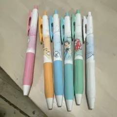 ゼブラ サラサクリップ ディズニープリンセス 6本セット