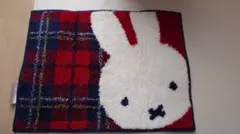 miffy バスマット　玄関マット　 赤・チェック柄 約45x60cmのサムネイル