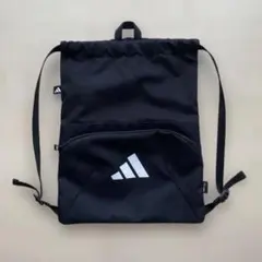 adidas ドローストリングバッグ　ナップサック　ブラック