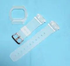 G-SHOCK DW-5600 ベゼル ベルト セット クリア 　互換品