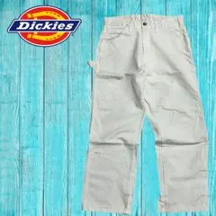 【雰囲気抜群】Dickies ディッキーズ ペインターパンツ 白 W32 ワーク