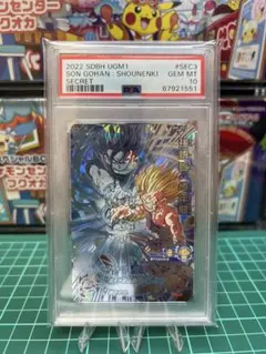PSA10】孫悟飯:少年期 UGM1-SEC3 親子かめはめ波・フルパワー - メルカリ