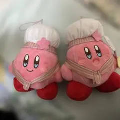 カービィ シェフの帽子付きぬいぐるみ　2体セット