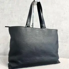 新品 ポールスミス トートバッグ カーフレザー ブラック 肩掛け ビジネス