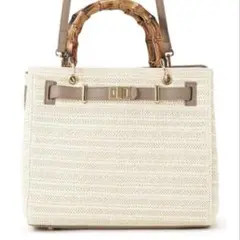 GRL グレイル　2WAYバンブーハンドルショルダーバッグtr1201