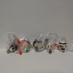 鬼滅の刃　立体ラバーマスコット　5点