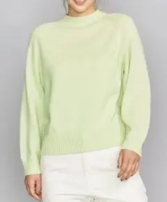 BEAUTY&YOUTH　ユナイテッドアローズ　ウール&カシミヤセーターイエロー