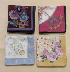 MINTON、CELINE他 ハンカチ4枚セット