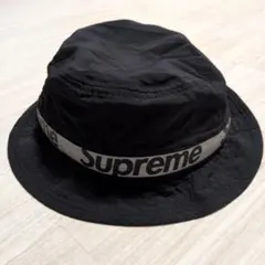 Supreme リフレクティブジップクラッシャー ハット 帽子 S/M ブラック