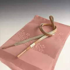 新品未使用品‼️金箔糸使用帯締め&友禅帯揚げ　2点セット　C