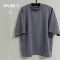 UNIQLO U 薄紫 半袖 Tシャツ Lサイズ　エアリズム