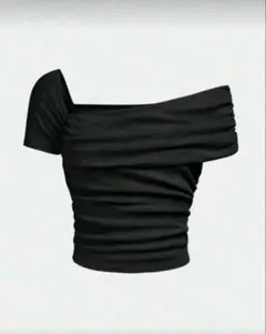 SHEIN オフショルダー トップス ブラック Mサイズ