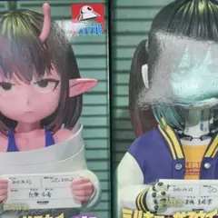 銀河特急 ミルキーサブウェイ Vivitフィギュア 2体セット　チハル　マキナ