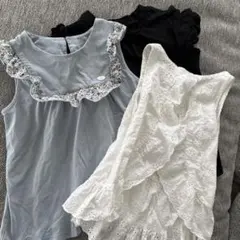 bebe/POLO/othersノースリーブタンクトップ3点セット 140