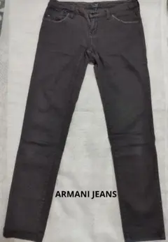ARMANI JEANS ブラック ストレート デニム 27インチ