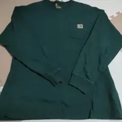 Carhartt 長袖シャツ S ダークグリーン
