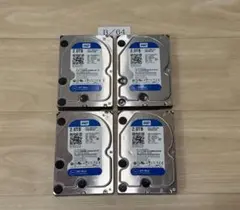 低使用/CMR】WD Blue 4TB HDD 2台セット 計8TB No20 - メルカリ