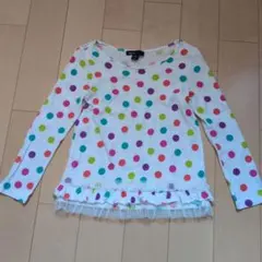 GapKids 水玉模様 長袖カットソー 120cm