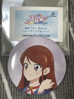 アイカツ！10th STORY 歩み 缶バッジ　紫吹蘭