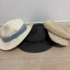 帽子3個　まとめ売りのサムネイル