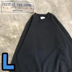 4T4017 90's FRUIT OF THE LOOM スウェット　無地