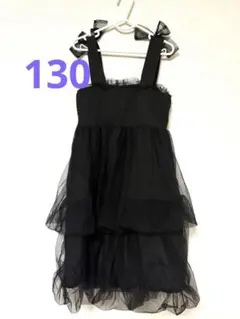 ☆ハロウィン☆キッズ ワンピース 黒 チュール