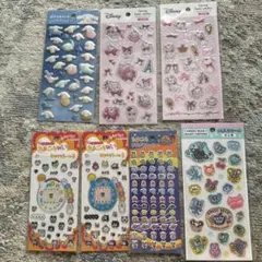 シナモロール・マリーちゃん・エンジェルブルー・たまごっちシールセット