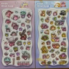 カービィ プチドロップシール 2シートセット【ワンセットのみ出品です！】