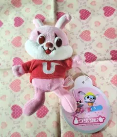 平成 ぬいぐるみ 赤セーター ウサギ 兎 うさぎ ウサタム レトロ Y2K