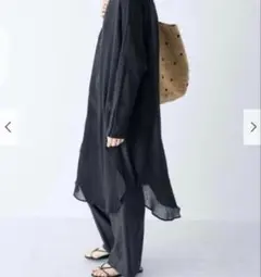 アパルトモン購入　2way Linen Madam Doress ブラウン　38 アパルトモン購入 2way Linen Madam Doress ブラウン 38 - メルカリ
