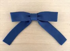 リボンブローチ　ブルー