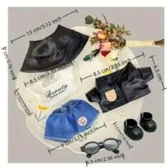 ラブブ通用服·1代2代3代·コスプレ衣装5点セット