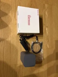 docomo home5g HR01 ダークグレー 元箱と付属品付きのサムネイル