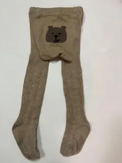 babyGap ベビータイツ 12〜24m ベージュ くまタイツ
