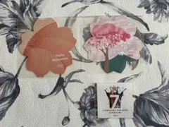 スターバックス リザーブロースタリー東京 桜ペーパーコースター・7周年ステッカー