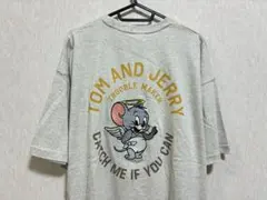 TOM AND JERRY Tシャツ グレー L 半袖 トムとジェリー　タフィーのサムネイル
