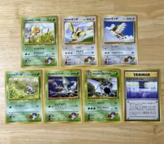 旧裏　キョウのポケモン６枚＋セキチクシティジム　ポケモンカード