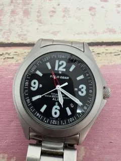 希少 ALBA フィールドギア チタニウム 文字盤蓄光 稼働品