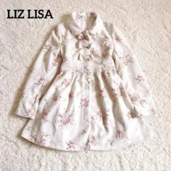 LIZLISA 花柄 リボン Aライン コート アウター 姫ギャル y2k 姫系