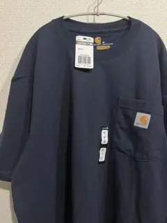 【新品未使用】タグ付き CARHARTT K87 ポケットTシャツ M ネイビー