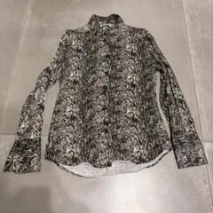 ZARA パイソン柄 長袖シャツ Sサイズ - メルカリ