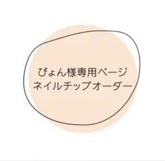 ぴょん様専用　ネイルチップオーダー