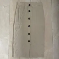 ZARA リブスカート