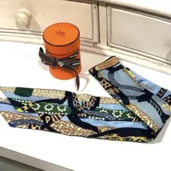 ★最安GWセール★ HERMES ツイリー シルクスカーフ ギフトボックス付き